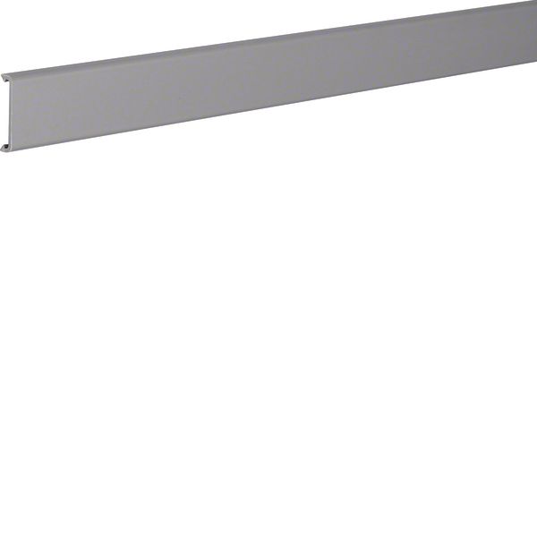 Lid made of PVC for slotted panel trunking LKG 37mm stone grey image 1