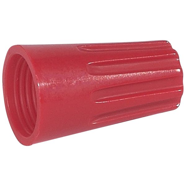 Connector without screw - Capvis cap - capacity 4 mm² - red - box image 1