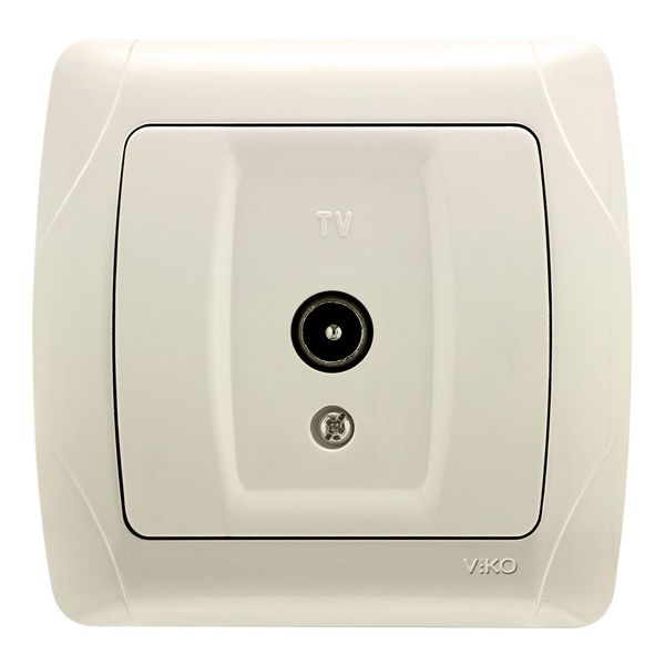 Carmen Beige TV Socket Terminated image 1