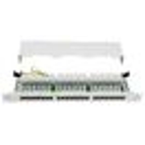 Patchpanel 19" 24xRJ45 shielded, Cat.5e, 1U, RAL7035 image 3