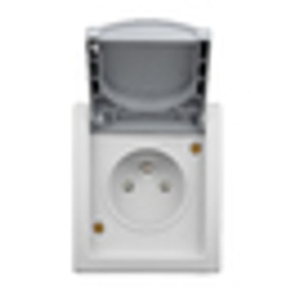 Pin socket outlet with safety shutter, VISIO IP54 image 6