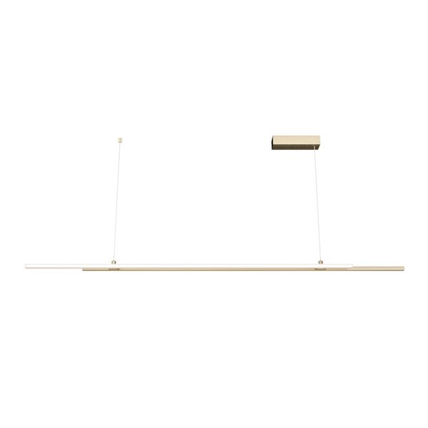 Modern Halo Pendant lamp Brass image 1