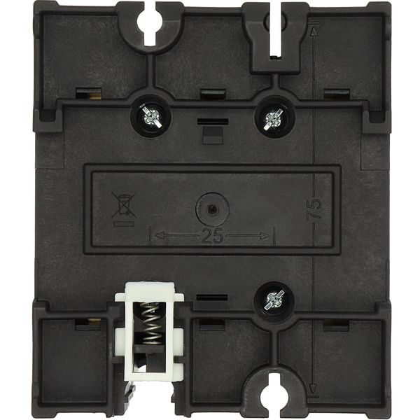 Main switch, P3, 100 A, rear mounting, 3 pole, STOP function, With black rotary handle and locking ring, Lockable in the 0 (Off) position image 31