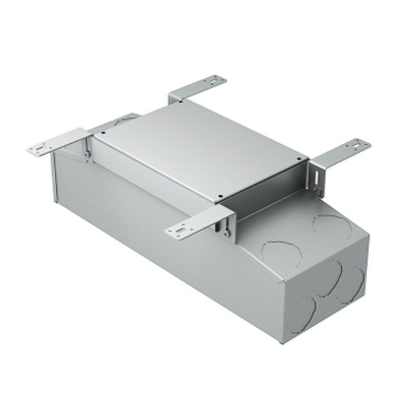 OptiLine 50 - floor outlet box - 6/8 modules - grey image 3