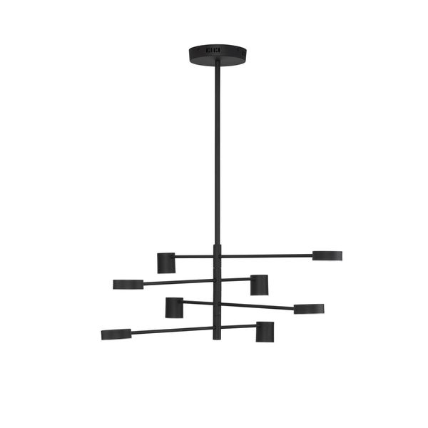 Triac Dimmable Black Aluminium   & Acrylic  LED 40 Watt 230 Volt  690Lm 3000K IP20  D: 100 H: 110 cm Rotatable Fixed Height image 1