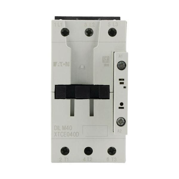 Contactor, 3 pole, 380 V 400 V 18.5 kW, RDC 240: 200 - 240 V DC, DC operation, Screw terminals image 7