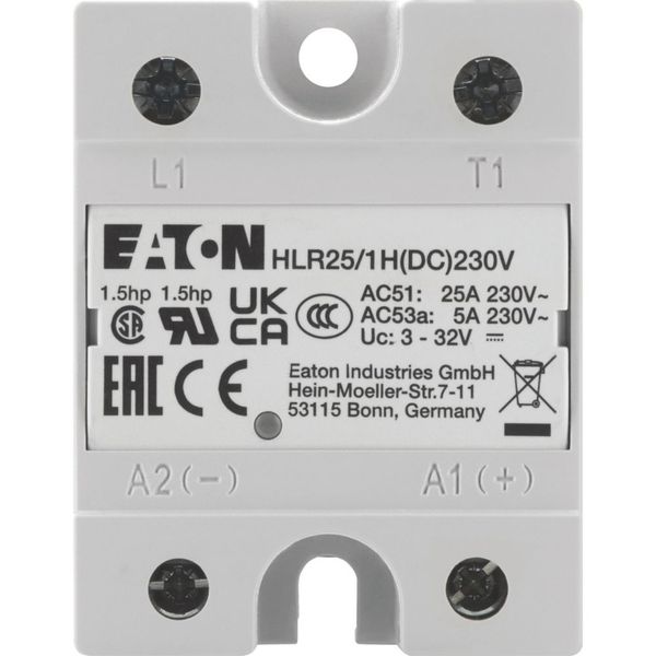 Solid-state relay, Hockey Puck, 1-phase, 25 A, 24 - 265 V, DC image 20