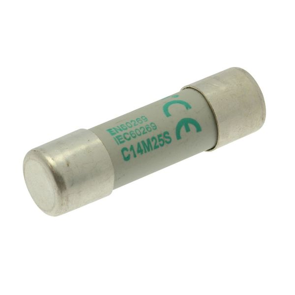 Fuse-link, LV, 25 A, AC 500 V, 14 x 51 mm, aM, IEC, with striker image 9