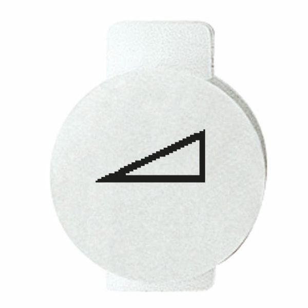 LENS WITH ILLUMINATED SYMBOL FOR COMMAND DEVICES - DIMMER - SYSTEM WHITE image 2