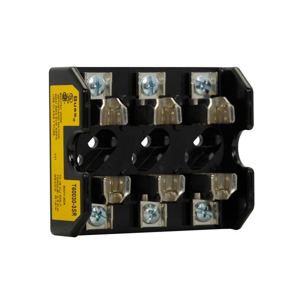 Eaton Bussmann series Class T modular fuse block, 600 Vac, 600 Vdc, 0-30A, Screw, Three-pole image 5