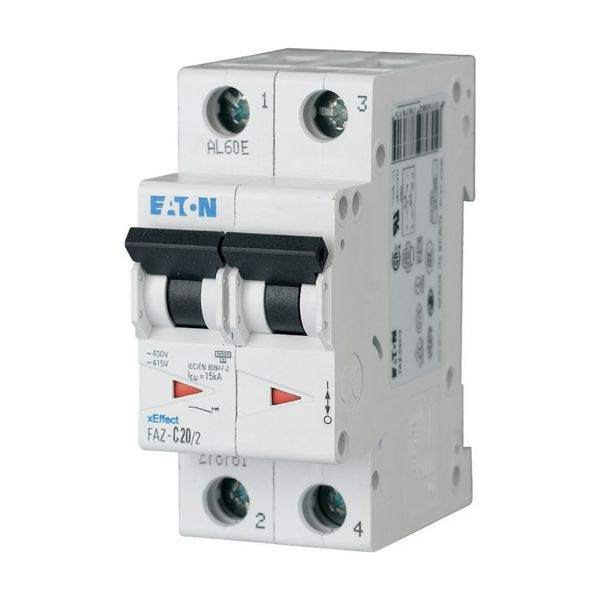 Miniature circuit breaker (MCB), 50 A, 2p, characteristic: K image 14