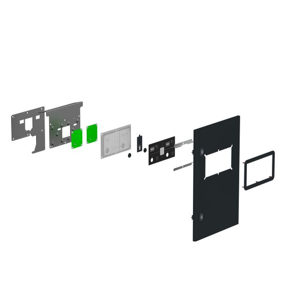 Green'Up V3.2 terminal screen kit sub-assembly for charging 1 electric vehicle image 1