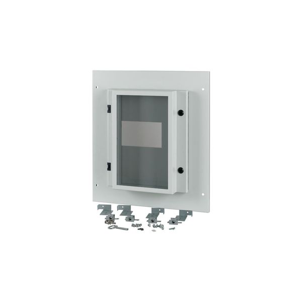 Front plate, NZM4, 4p, fixed, W=600mm, IP55, grey image 6