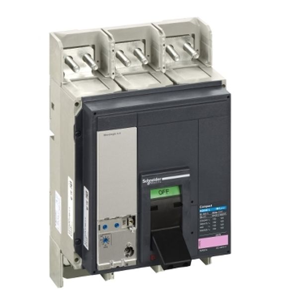 circuit breaker ComPact NS800L, 150 kA at 415 VAC, Micrologic 2.0 trip unit, 800 A, fixed, 3 poles 3d image 3