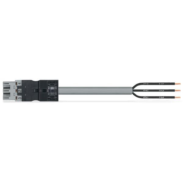 pre-assembled connecting cable Eca Plug/open-ended blue image 1