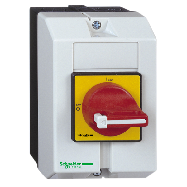 TeSys Vario enclosed, emergency switch disconnector, 10A, IP65, groundplate image 5