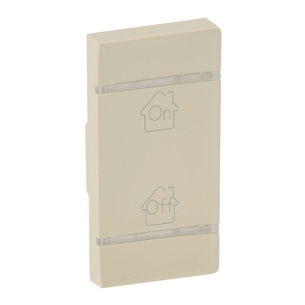 Cover plate Valena Life - GEN/ON/OFF marking - right-hand side mounting - ivory image 1