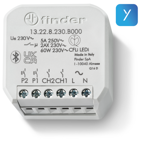 MULTIFUNCTION RELAY 2CH BLE EU image 1
