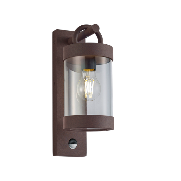Sambesi wall lamp E27 rustic motion sensor image 1
