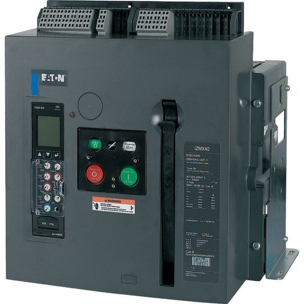 Circuit-breaker, 3 pole, 800A, 66 kA, Selective operation, IEC, Fixed image 3