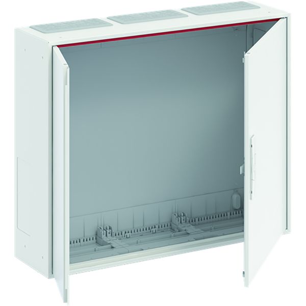 A34 ComfortLine A Wall-mounting cabinet, Surface mounted/recessed mounted/partially recessed mounted, 144 SU, Isolated (Class II), IP44, Field Width: 3, Rows: 4, 650 mm x 800 mm x 215 mm image 1