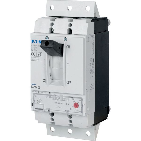 Circuit-breaker, 3p, 100A, plug-in module image 6
