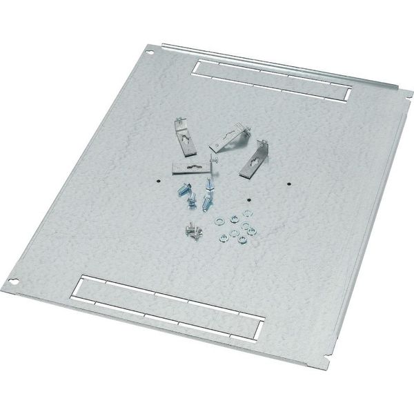 Mounting plate, +mounting kit, for GS 3, vertical, 3p, HxW=600x600mm image 4