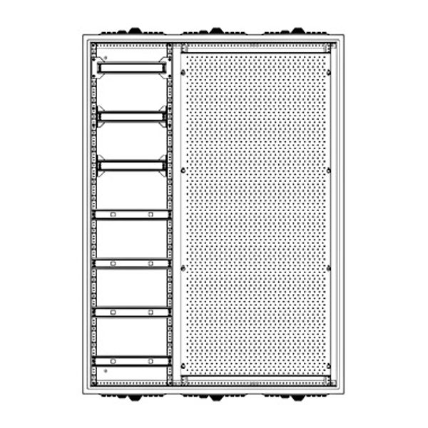 Automatenverteiler H=1100 B=800 T=210mm mit Montageplatte M2 image 1