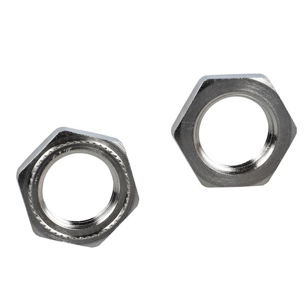 STAINLESS M08 NUTS        SET OF TWO NUT image 1