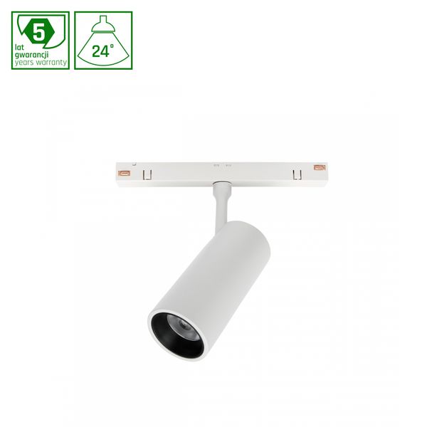 SYSTEM SHIFT - SPOT M TRACK LIGHT 44X157X178MM 10W 24DEG WHITE 5Y WARRANTY 2 CIRCUITS image 1