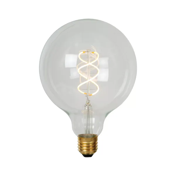 Lucide G125 - Filament bulb - Ø 12,5 cm - LED Dim. - E27 - 1x5W 2700K - Transparant image 1