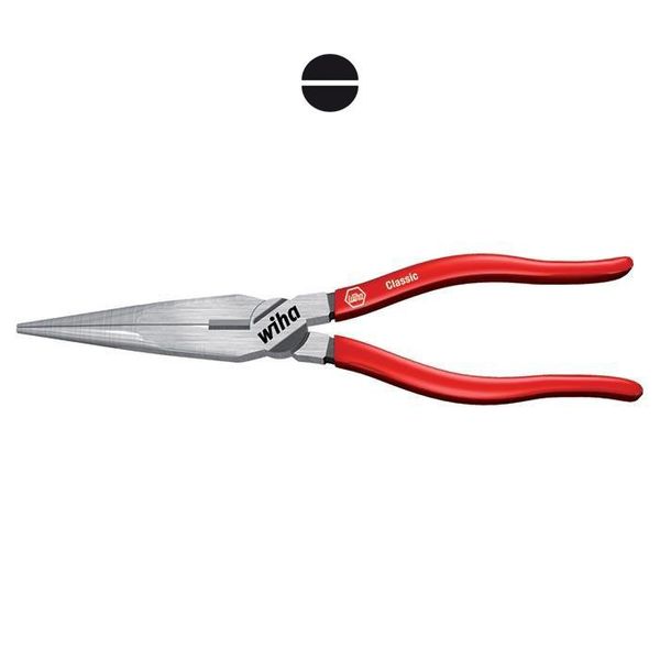 Classic needle nose pliers with cutting edge 200 mm image 1