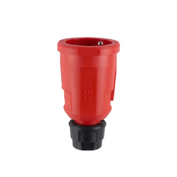 Hightech connector, French/Belgian, Elamid, red, contact protection, IP20, Typ 1580 image 1