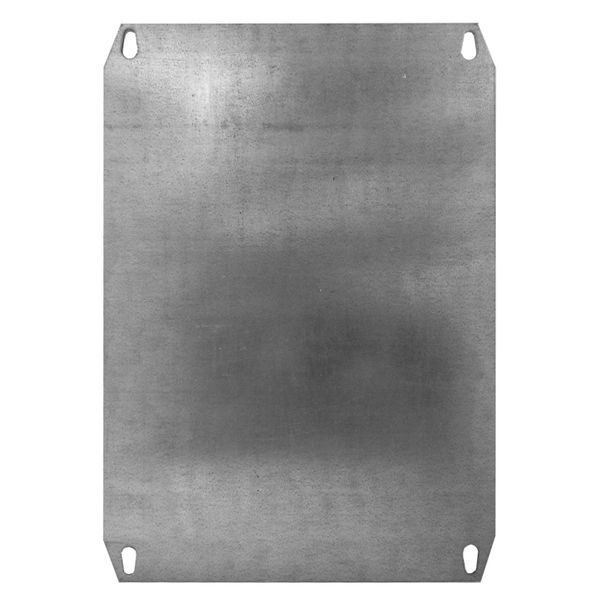 MINIPOL Mounting plate metal D=4mm for H=300 W=250mm image 1