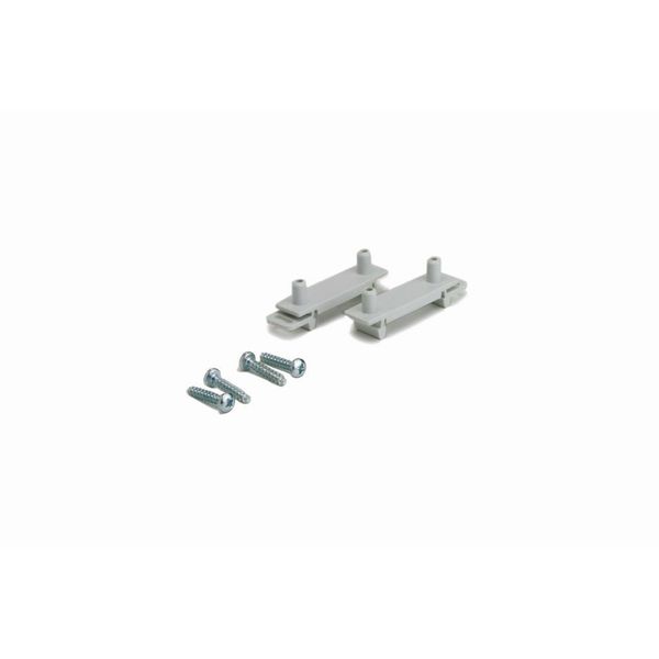Toolless connection DIN rail adapter image 1