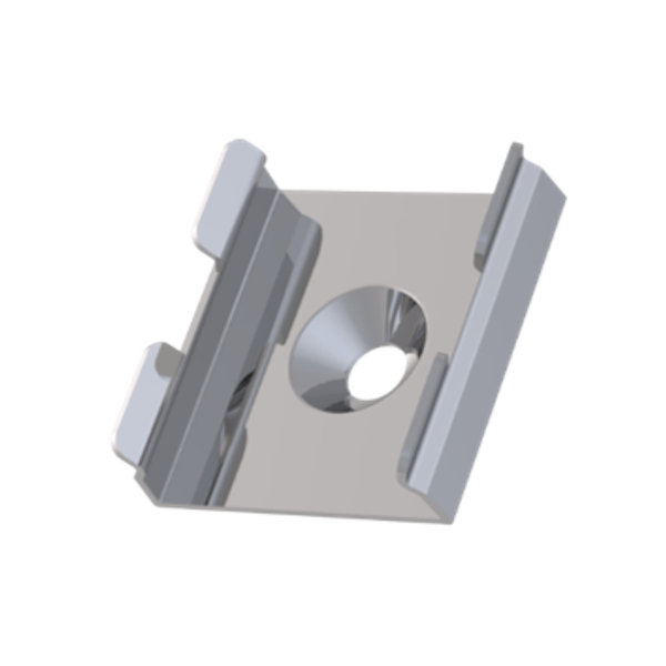 Mounting clip for profile S, Bracket Metall SMALL image 3