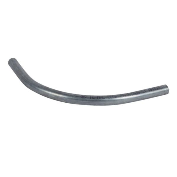 Ø16mm zinc-plated steel hanger with 140mm radius of curvature image 2