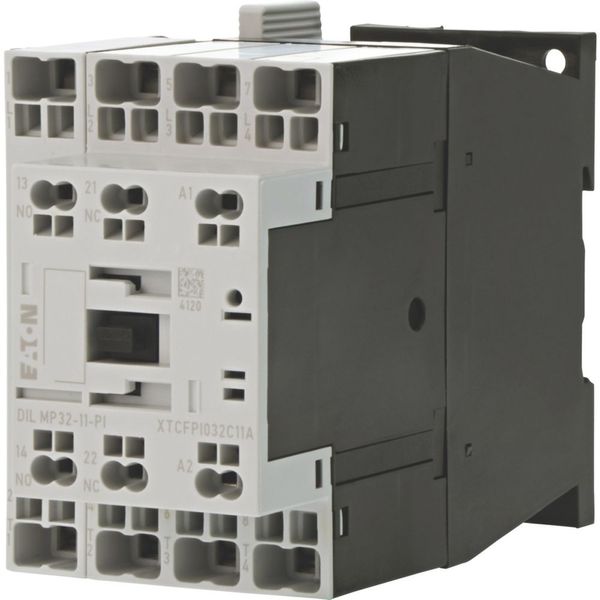 Contactor, 4 pole, AC operation, AC-1: 32 A, 1 N/O, 1 NC, 230 V 50 Hz, 240 V 60 Hz, Push in terminals image 14