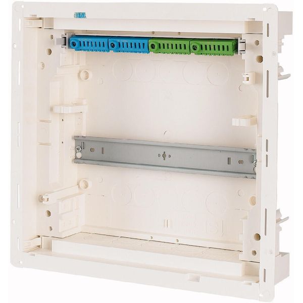 Hollow wall compact distribution board, 1-rows, flush sheet steel door image 12
