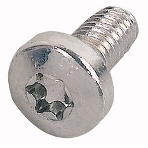 Screw, M6x12, thread forming, pan head, form C, zinc plated image 1