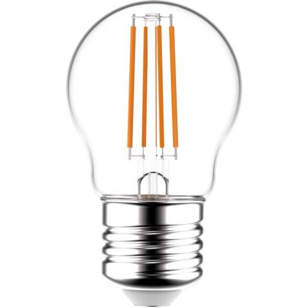LED Filament Bulb - Globe G45 E27 4.5W 470lm 2700K Clear 330° image 1
