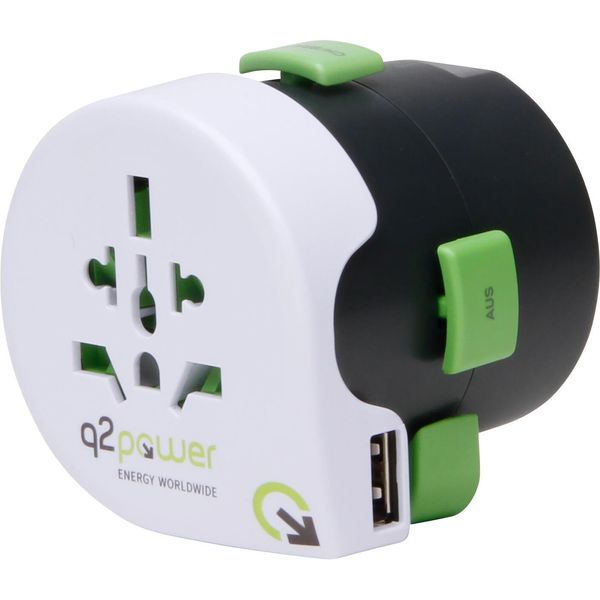 World Travel Adapter "Qdapter USB", with image 1