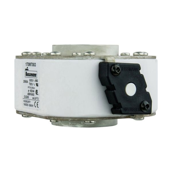 Fuse-link, high speed, 2500 A, AC 690 V, size 4, 105 x 120 x 67 mm, aR, IEC, UL, single indicator image 5