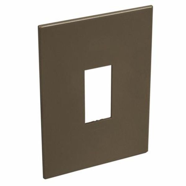 American and South African standard plate Arteor 1 vertical square modules for 2'' x 4'' box - dark bronze image 1