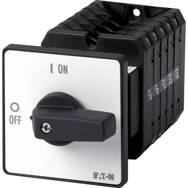 Reversing star-delta switches, T5B, 63 A, rear mounting, 5 contact unit(s), Contacts: 10, 60 °, maintained, With 0 (Off) position, D-Y-0-Y-D, SOND 28, image 4