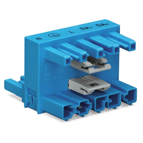 h-distribution connector 5-pole Cod. I blue image 1