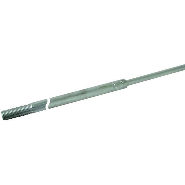 Air-termination rod D 16/10mm L 3000mm AlMgSi with thread M16 image 1