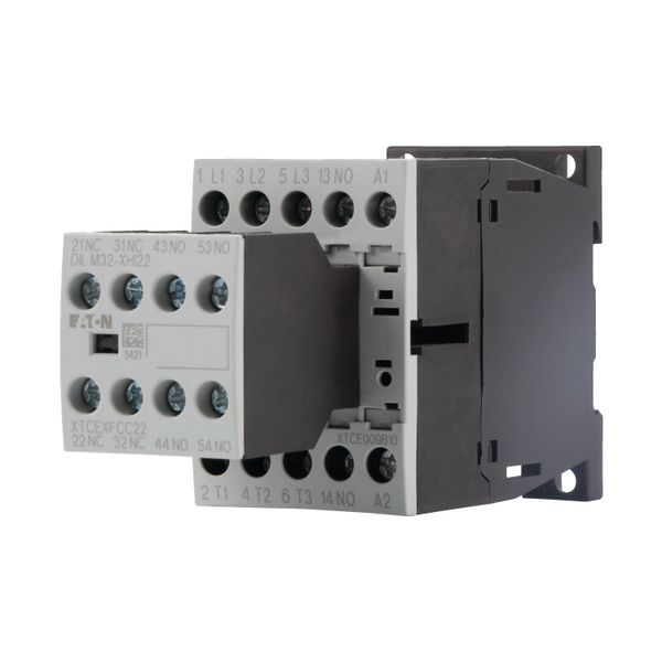 Contactor, 380 V 400 V 4 kW, 3 N/O, 2 NC, 24 V DC, DC operation, Screw terminals image 11