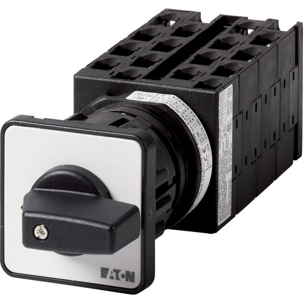 Step switches, T0, 20 A, centre mounting, 8 contact unit(s), Contacts: 16, 45 °, maintained, Without 0 (Off) position, 1-4, Design number 8477 image 3