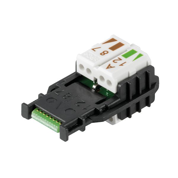 RJ45 connector, IP20, EIA/TIA T568 BAWG 27...AWG 24 image 1